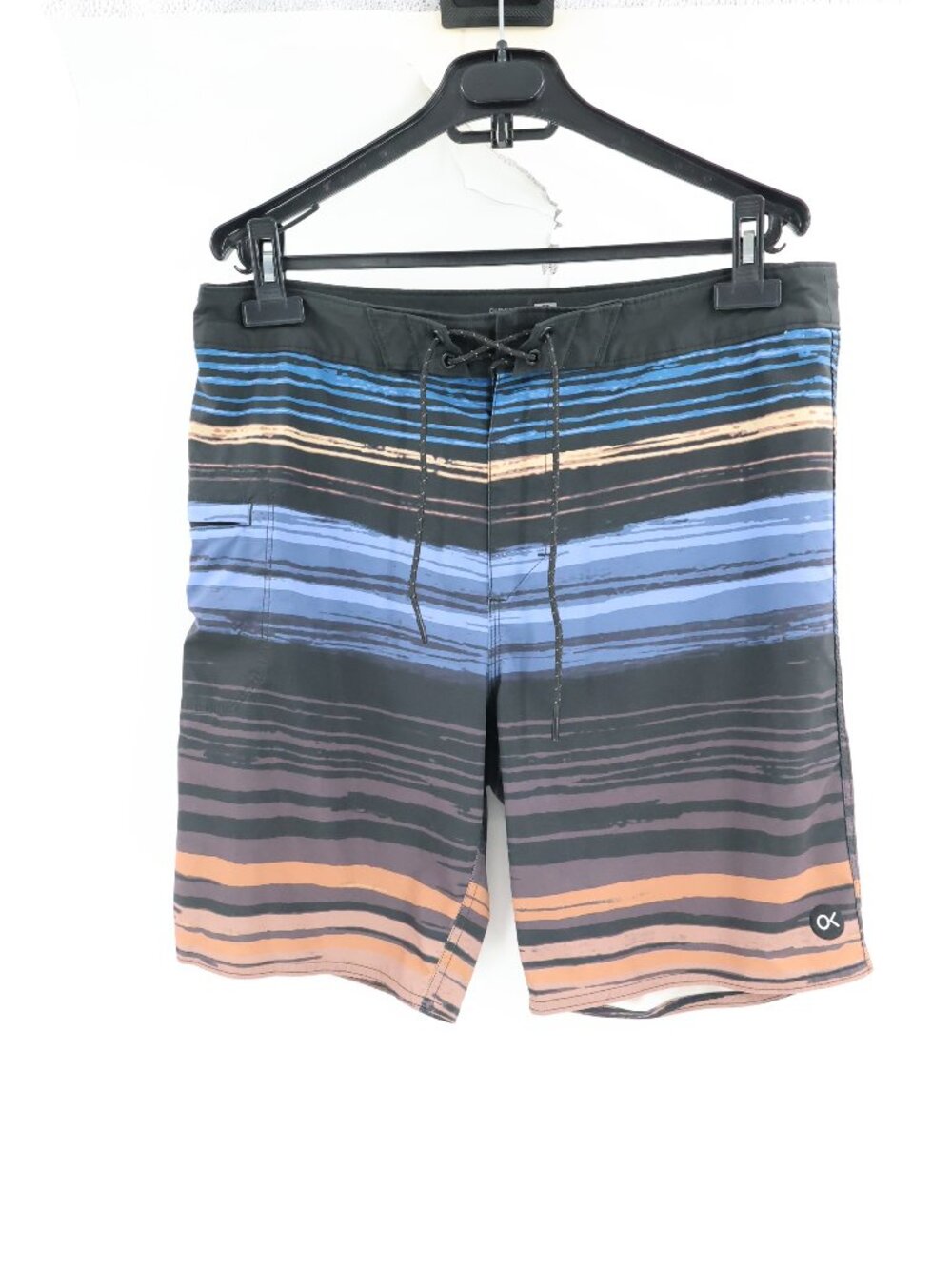 Outerknown Board Shorts Mens 32 Nomadic Striped lace front Beach Surfer Stretch